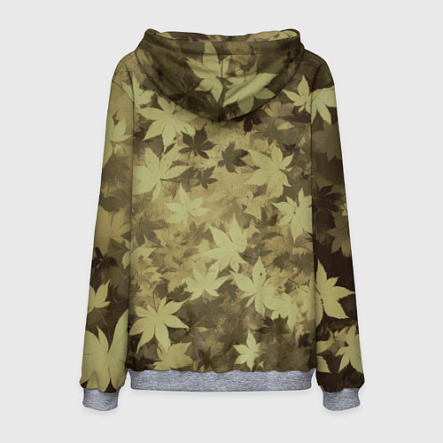 Мужская толстовка Хищник в шарфе / 3D-Меланж – фото 2