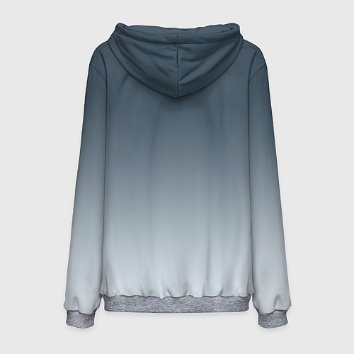 Мужская толстовка Красивая блондинка в маске - киберпанк / 3D-Меланж – фото 2