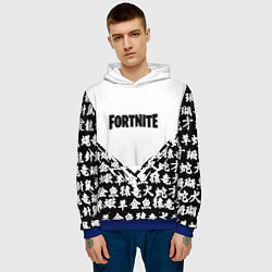 Толстовка-худи мужская Fortnite japan game, цвет: 3D-синий — фото 2