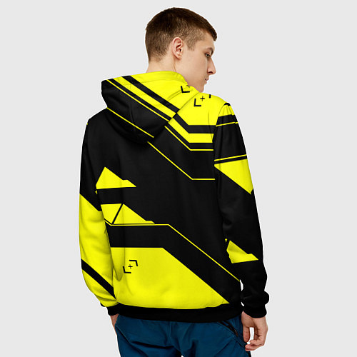 Мужская толстовка Farcry geometry sport / 3D-Черный – фото 4