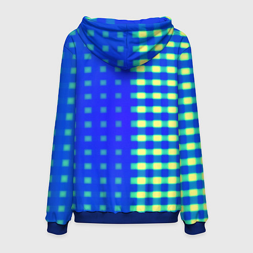 Мужская толстовка Dead space текстура айзека / 3D-Синий – фото 2