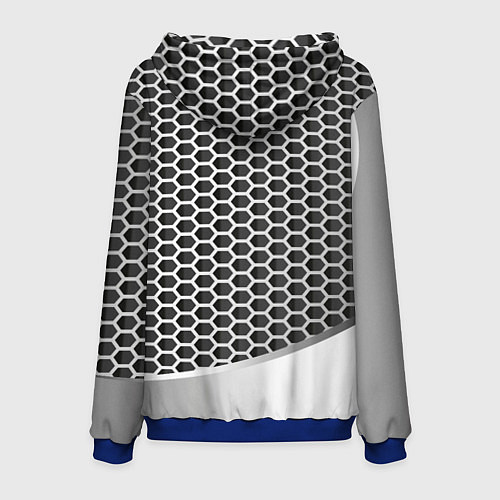 Мужская толстовка Volkswagen metal motors / 3D-Синий – фото 2