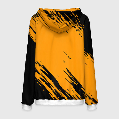 Мужская толстовка Black desert краски абстракция / 3D-Белый – фото 2