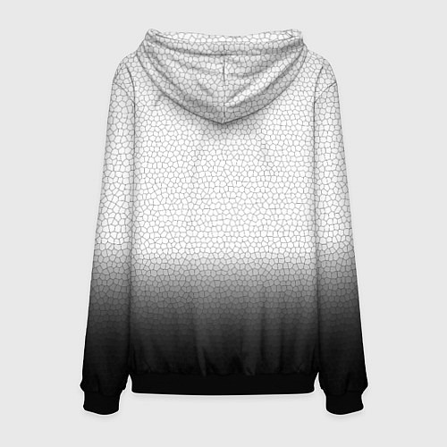 Мужская толстовка Opel с эмблемой градиент чёрно-белый / 3D-Черный – фото 2