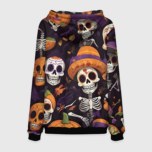 Мужская толстовка Страшилки хэллоуин / 3D-Черный – фото 2