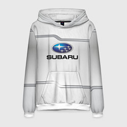 Мужская толстовка Subaru auto steel metal