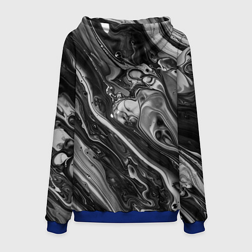 Мужская толстовка Чернила / 3D-Синий – фото 2