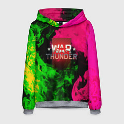 Толстовка-худи мужская Warthunder flame fight, цвет: 3D-меланж