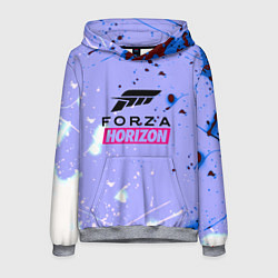 Толстовка-худи мужская Forza Horizon краски текстура, цвет: 3D-меланж