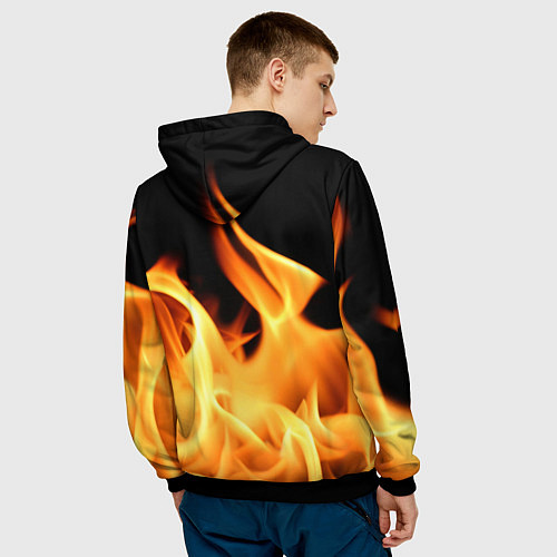 Мужская толстовка DOTA storm / 3D-Черный – фото 4