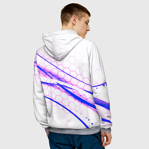 Мужская толстовка BMW спортивный стиль / 3D-Меланж – фото 4