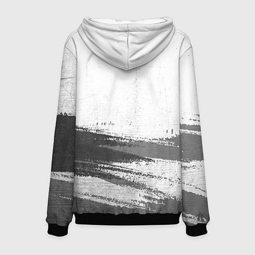 Мужская толстовка Sporting - white gradient посередине / 3D-Черный – фото 2