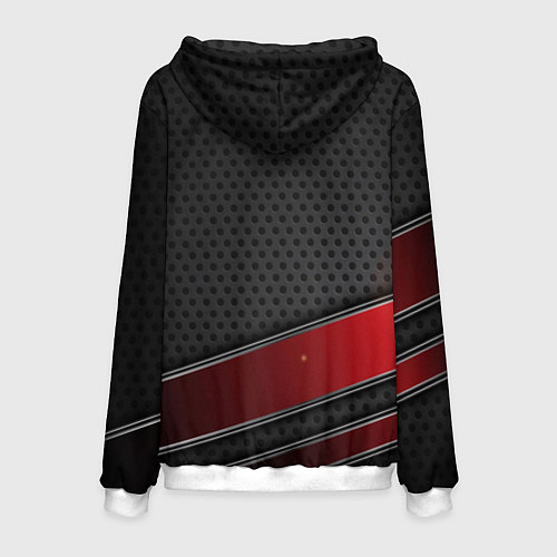 Мужская толстовка Toyota auto car / 3D-Белый – фото 2