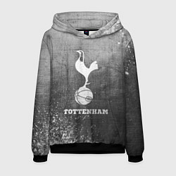 Толстовка-худи мужская Tottenham - grey gradient, цвет: 3D-черный