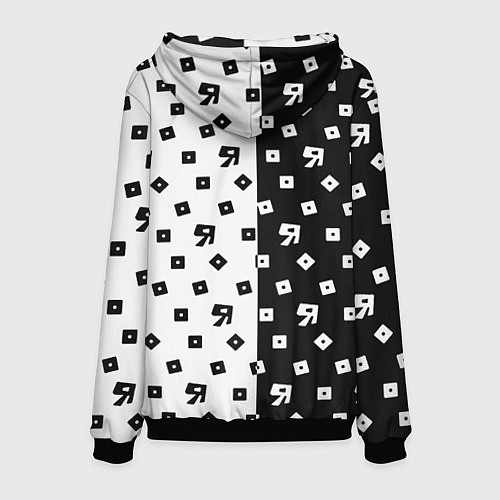 Мужская толстовка Red Dead Redemption 2 pattern / 3D-Черный – фото 2