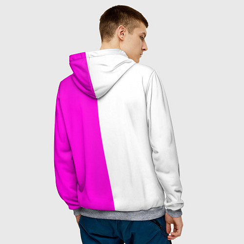 Мужская толстовка The Witcher line / 3D-Меланж – фото 4