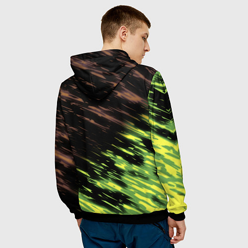 Мужская толстовка Horizon: Zero Dawn краски / 3D-Черный – фото 4