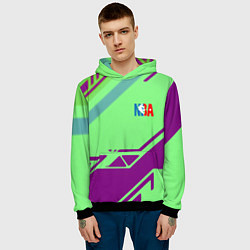 Толстовка-худи мужская NBA geometry sport, цвет: 3D-черный — фото 2