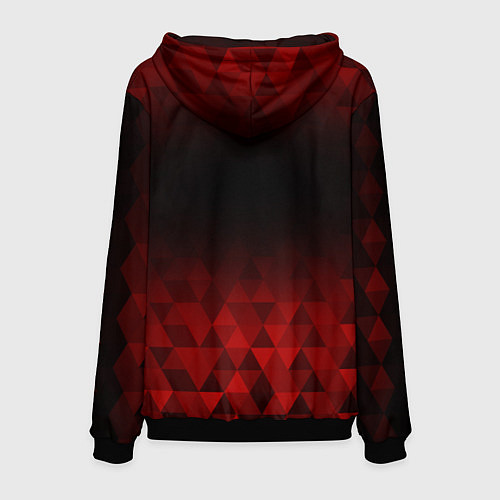 Мужская толстовка Burzum red poly / 3D-Черный – фото 2