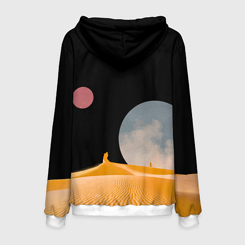 Мужская толстовка Arrakis sandworm Dune / 3D-Белый – фото 2