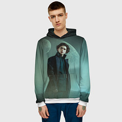 Толстовка-худи мужская Timothee Chalamet in the desert, цвет: 3D-белый — фото 2