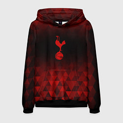 Толстовка-худи мужская Tottenham red poly, цвет: 3D-черный