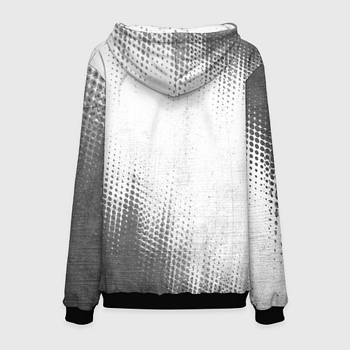 Мужская толстовка Tomodachi Game - white gradient посередине / 3D-Черный – фото 2
