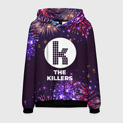 Толстовка-худи мужская Праздничный The Killers, цвет: 3D-черный
