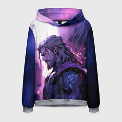 Толстовка-худи мужская Thor - Neon rain, цвет: 3D-меланж