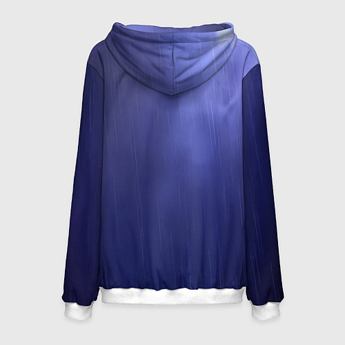 Мужская толстовка Neon Venom - Rain / 3D-Белый – фото 2