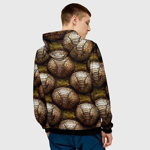 Мужская толстовка Броненосцы / 3D-Черный – фото 4