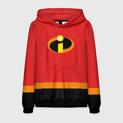 Толстовка-худи мужская Суперсемейка костюм, цвет: 3D-черный