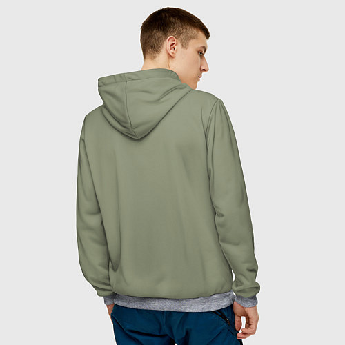 Мужская толстовка Чиловый парень - мем / 3D-Меланж – фото 4