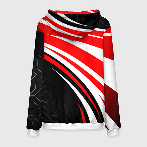 Мужская толстовка Lixiang- red sport uniform / 3D-Белый – фото 2