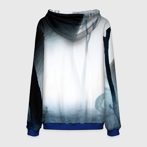 Мужская толстовка Venom in the forest / 3D-Синий – фото 2