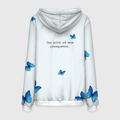 Мужская толстовка Life is strange: double exposure / 3D-Белый – фото 2