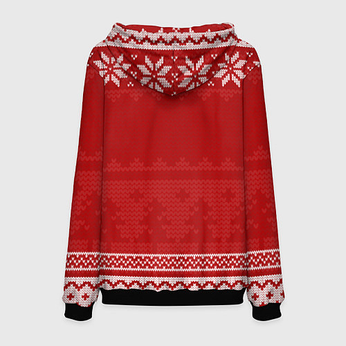 Мужская толстовка Новогодний Apex Legends / 3D-Черный – фото 2