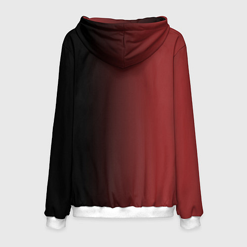 Мужская толстовка Toyota и череп / 3D-Белый – фото 2