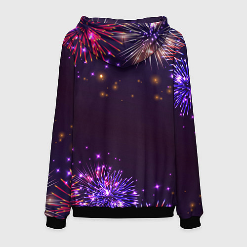 Мужская толстовка Праздничный Half-Life / 3D-Черный – фото 2