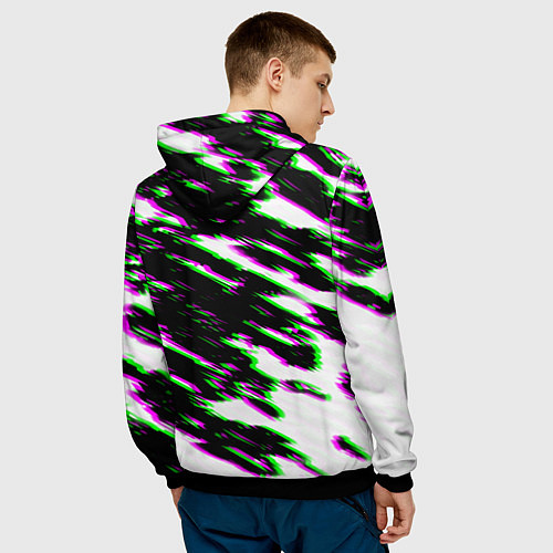 Мужская толстовка Dayz кислотные краски / 3D-Черный – фото 4