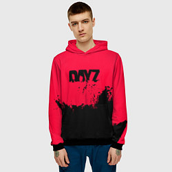 Толстовка-худи мужская Dayz черные краски, цвет: 3D-черный — фото 2