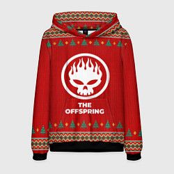 Толстовка-худи мужская The Offspring new year, цвет: 3D-черный