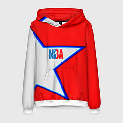 Толстовка-худи мужская NBA star, цвет: 3D-белый