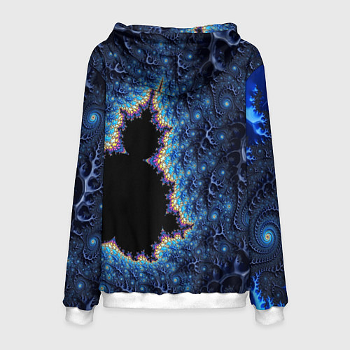 Мужская толстовка Психоделика абстракця / 3D-Белый – фото 2