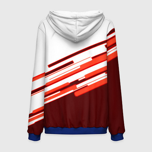 Мужская толстовка Portal geometry game / 3D-Синий – фото 2