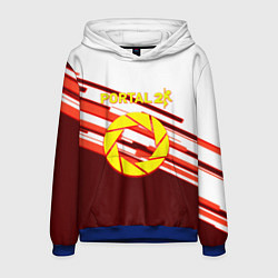 Толстовка-худи мужская Portal geometry game, цвет: 3D-синий