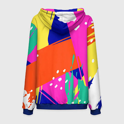 Мужская толстовка Rick-Venom and Morty - rock group / 3D-Синий – фото 2