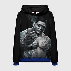 Толстовка-худи мужская Ma Dong Seok - yakudza, цвет: 3D-синий