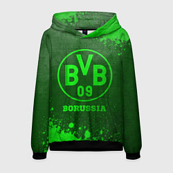 Толстовка-худи мужская Borussia - green gradient, цвет: 3D-черный