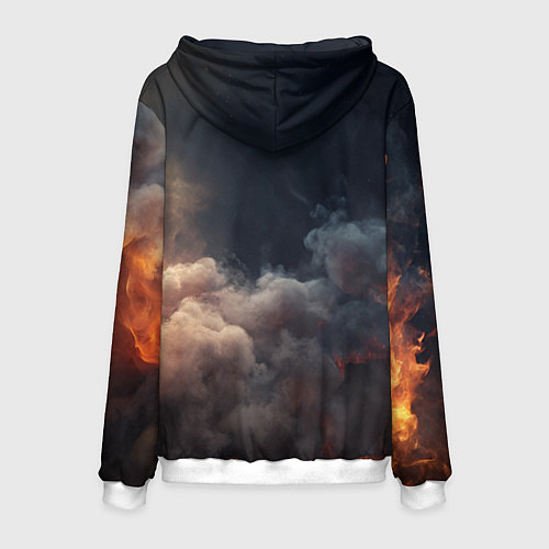 Мужская толстовка Stronghold Crusader logo / 3D-Белый – фото 2